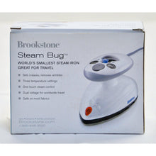 Load image into Gallery viewer, Brookstone Steam Bug Travel Steam Iron
