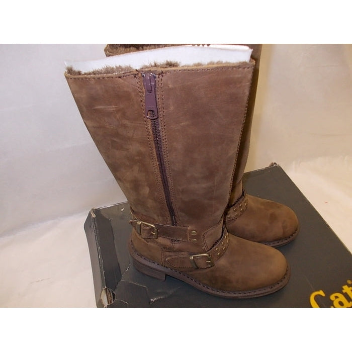 CAT Women s Florencia Brown Waterproof Boots Liquidation Nation