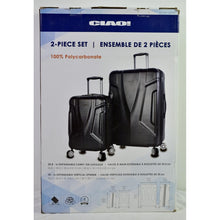 Load image into Gallery viewer, CIAO! 2-Piece Black Luggage Set
