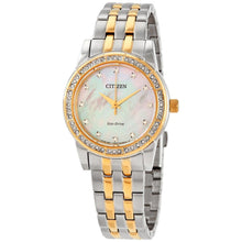 Load image into Gallery viewer, CITIZEN Silhouette Crystal Eco-Drive Ladies Watch EM0774-51D
