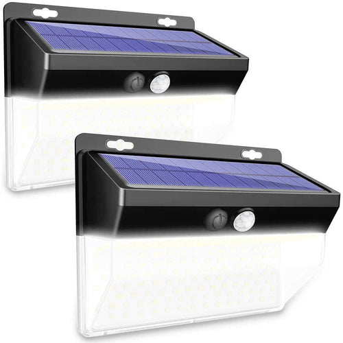 CLAONER Solar LED Wall Lights (206 LED/ 3 Modes)