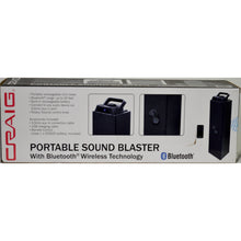 Load image into Gallery viewer, CRAIG Portable Sound Blaster with Bluetooth Wireless Technology
