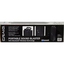 Load image into Gallery viewer, CRAIG Portable Sound Blaster with Bluetooth Wireless Technology
