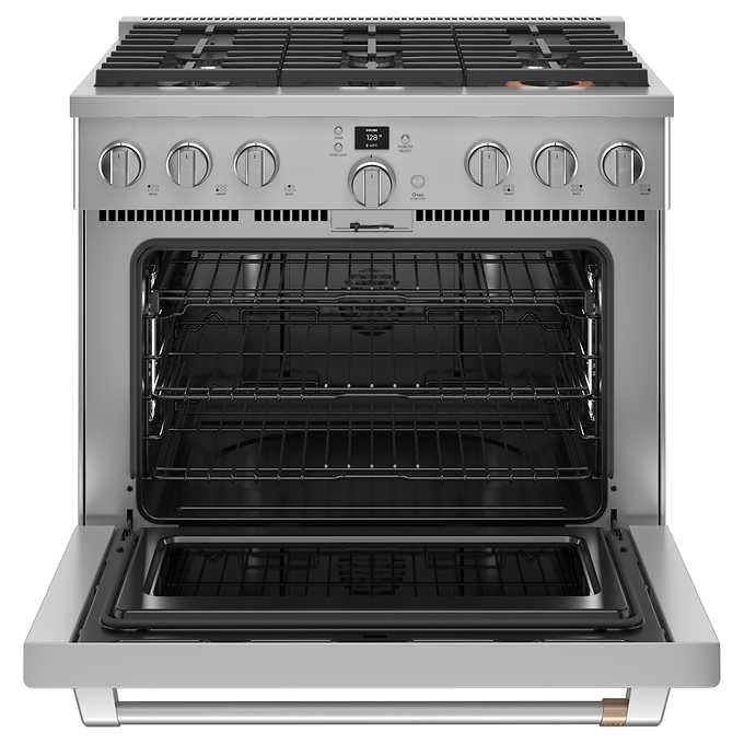 Café 36 in. 5.7 cu. ft. Stainless Steel Smart Dualfuel Commercialsty Liquidation Nation