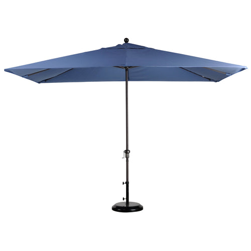 California Umbrella Rectangular Market Umbrella Navy 11x8'