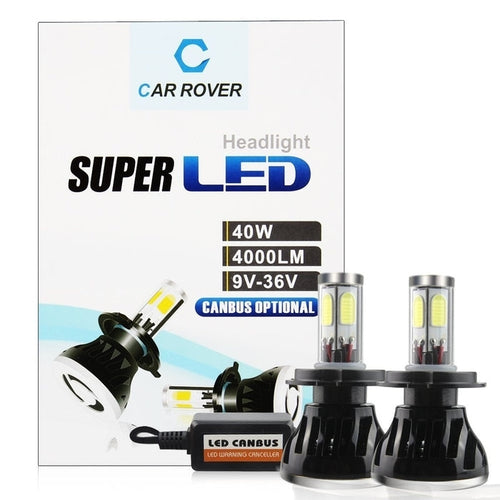 Car Rover Super LED Headlight 40W 4000LM 9V-36V Canbus Optional