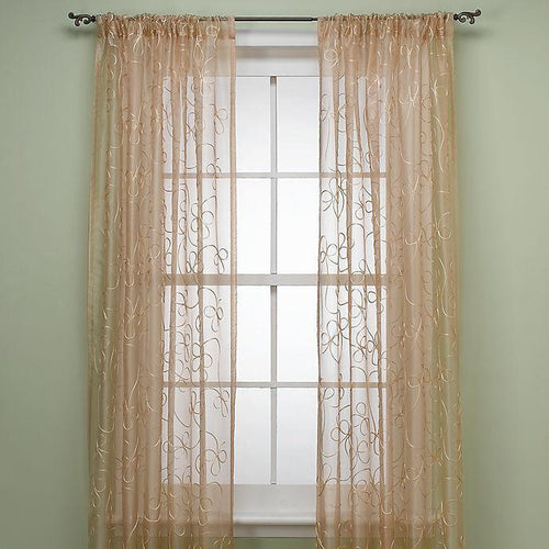 Carolina Rod Pocket Curtain Panel 96