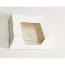 Load image into Gallery viewer, Case of White Square Pastry Boxes with Window
