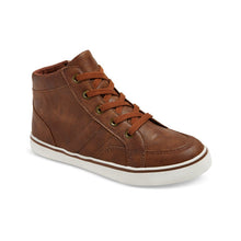 Load image into Gallery viewer, Cat &amp; Jack Boys&#39; Florian Casual Mid Top Sneakers 13 Tan
