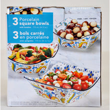 Load image into Gallery viewer, Certified Square Bowl Set, 3-piece
