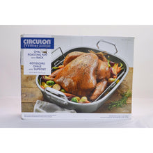 Load image into Gallery viewer, Circulon Premier Professional Roasting Pan w/ Rack
