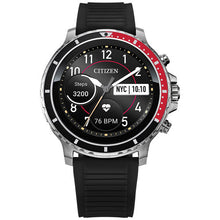 Load image into Gallery viewer, Citizen CZ Smartwatch, Wear OS by Google Stainless Steel, Black Dial
