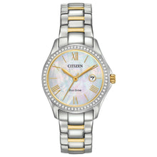Load image into Gallery viewer, Citizen Eco-Drive Women&#39;s Date Indicator Two-Tone 30mm Watch
