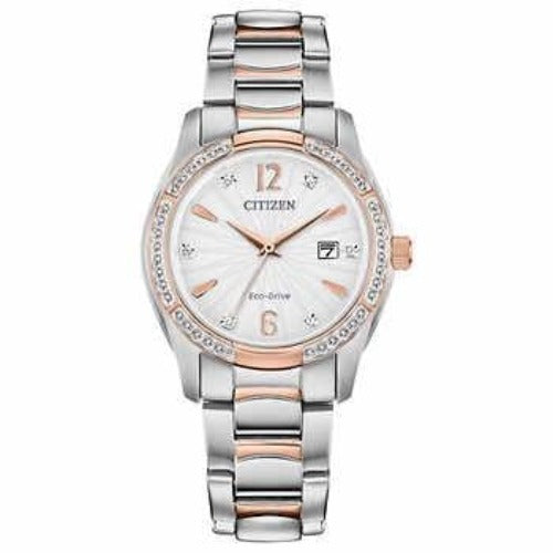 Citizen Eco-Drive Women's Silver Dial Watch (EW2576-51A)