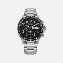 Load image into Gallery viewer, Citizen Men&#39;s CZ Smart Watch MX0008-56X Stainless Steel With Bonus Leather Strap
