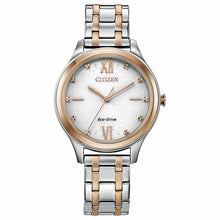 Load image into Gallery viewer, Citizen Women&#39;s Eco-Drive Two-Tone Stainless Steel Watch (EM0506-51A)
