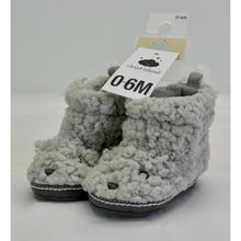 Load image into Gallery viewer, Cloud Island Baby Bear Fuzzy Slippers 0-6M

