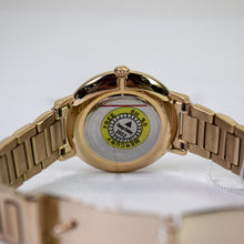 Load image into Gallery viewer, Coach Audrey Carnation Gold Crystal-Embellished Bracelet Watch
