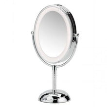 Load image into Gallery viewer, Conair Designer LED Mirror Brushed Nickel Finish
