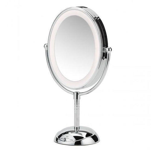 Conair Designer LED Mirror Brushed Nickel Finish
