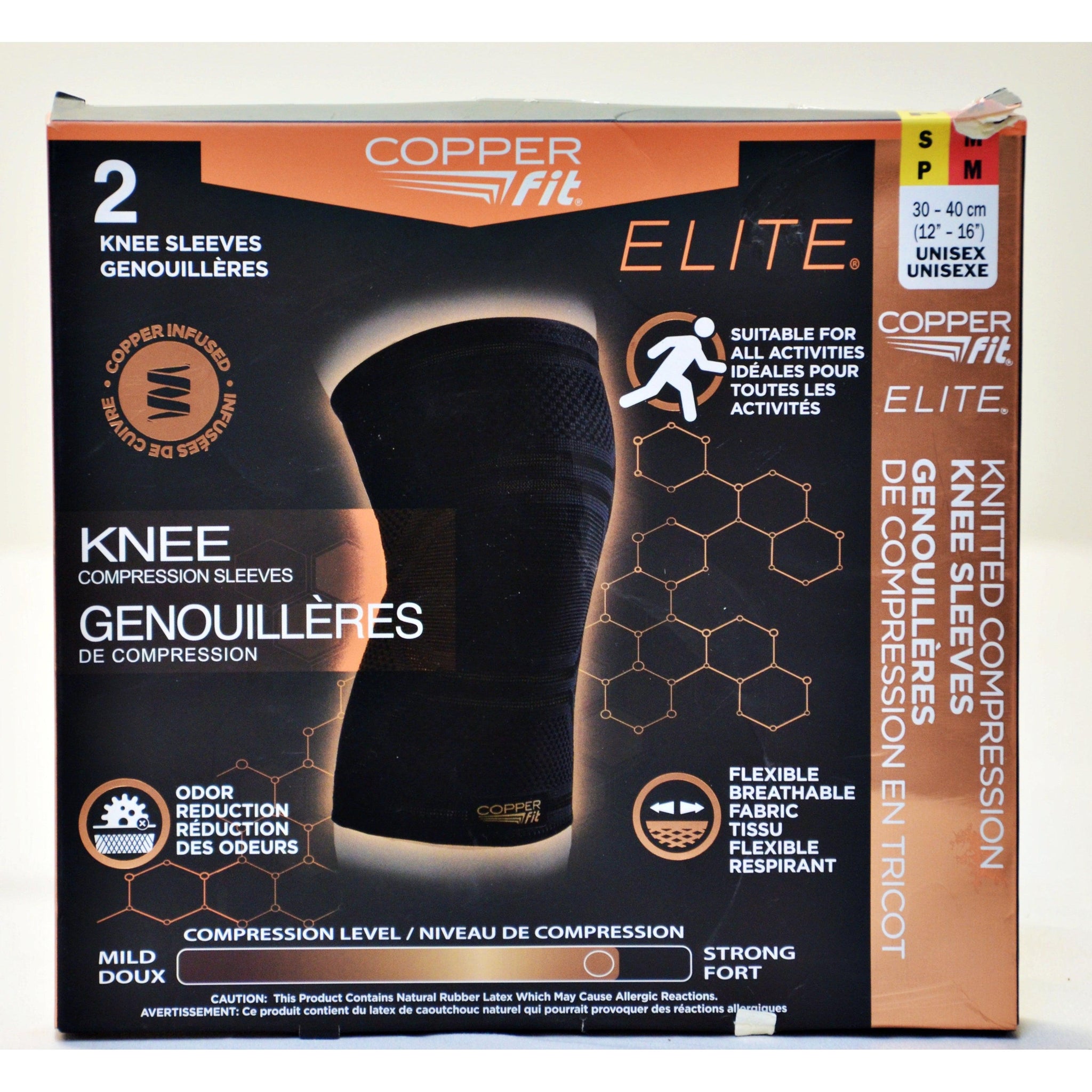 Copper Fit Elite Knee 2pack S/M Liquidation Nation