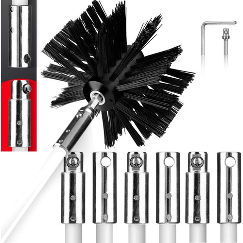 Cosyland 25ft Fireplace Chimney Cleaning Brush