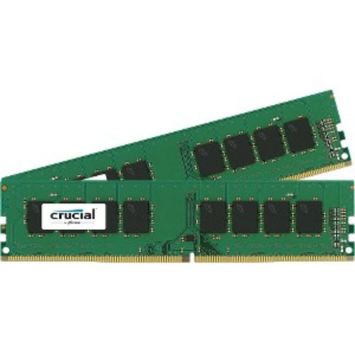 Crucial 16GB (2x8GB) 2400 MHz DDR4 DRAM CL17 Dual Channel Desktop Memory Kit