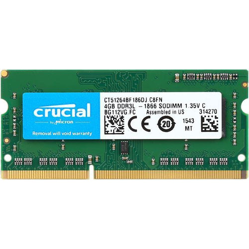 Crucial 4GB DDR3L 1866 (PC3L 14900) for Mac Model CT4G3S186DJM