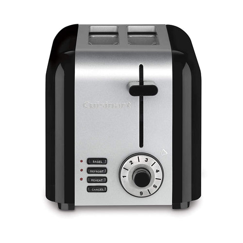Cuisinart CPT-320WC Compact 2-Slice Toaster Brushed Stainless Silver