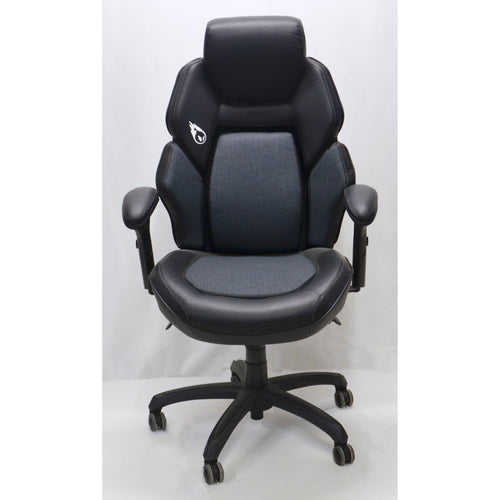 DPS 3D Insight Gaming Chair with Adjustable Headrest Dark Gray & Black