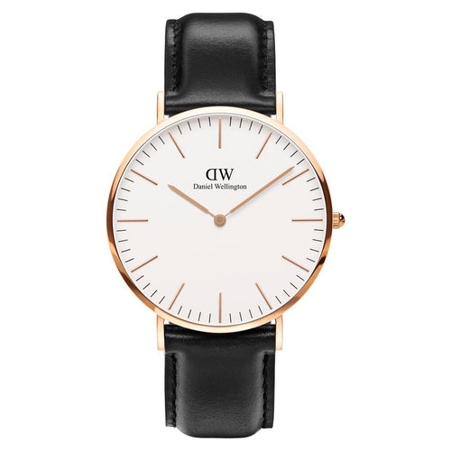 DW Classic Sheffield Leather Strap Watch, 40mm