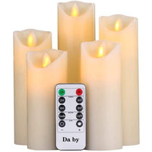 Load image into Gallery viewer, Day by Flameless Candles, 5 pack with Remote Control
