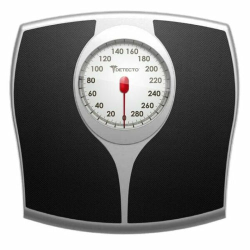 Detecto Pro Style Analog Bathroom Scale (300lb Capacity)