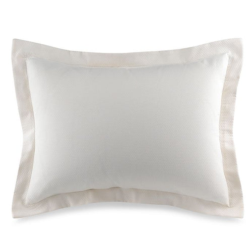Diamond Matelasse Standard Pillow Sham Ivory