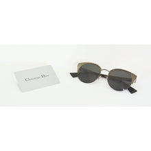 Load image into Gallery viewer, Dior Diorama Mini Grey Blue Cat Eye Ladies Sunglasses
