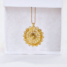 Load image into Gallery viewer, Divana Gold Tone Necklace with clear stones-Liquidation Store
