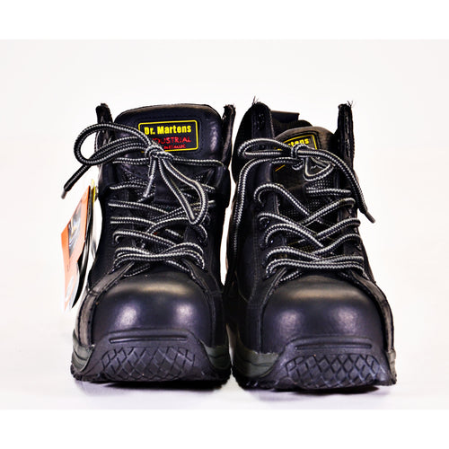 Dr. Martens 7A74 Industrial Work Boots Black 6