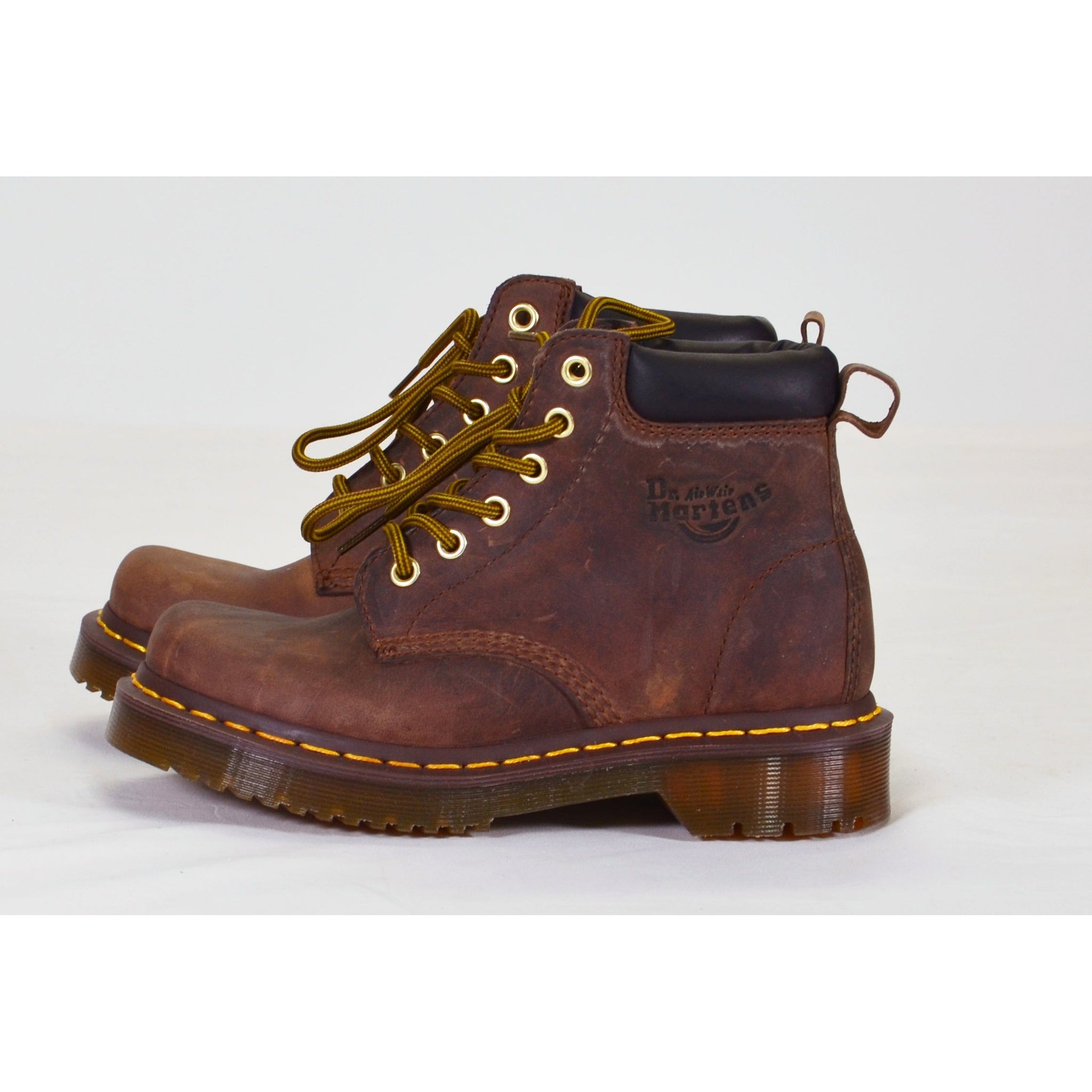 Dr. Martens Unisex 939 Ben Hiker Boots Brown Crazy Horse Leather 4 Liquidation Nation