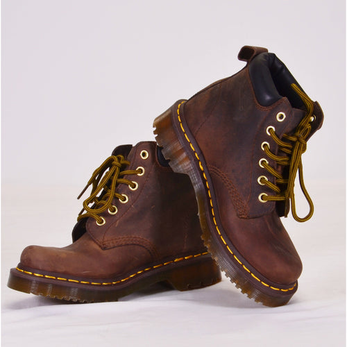 Dr. Martens Unisex 939 Ben Hiker Boots - Brown Crazy Horse Leather - 4M/5W