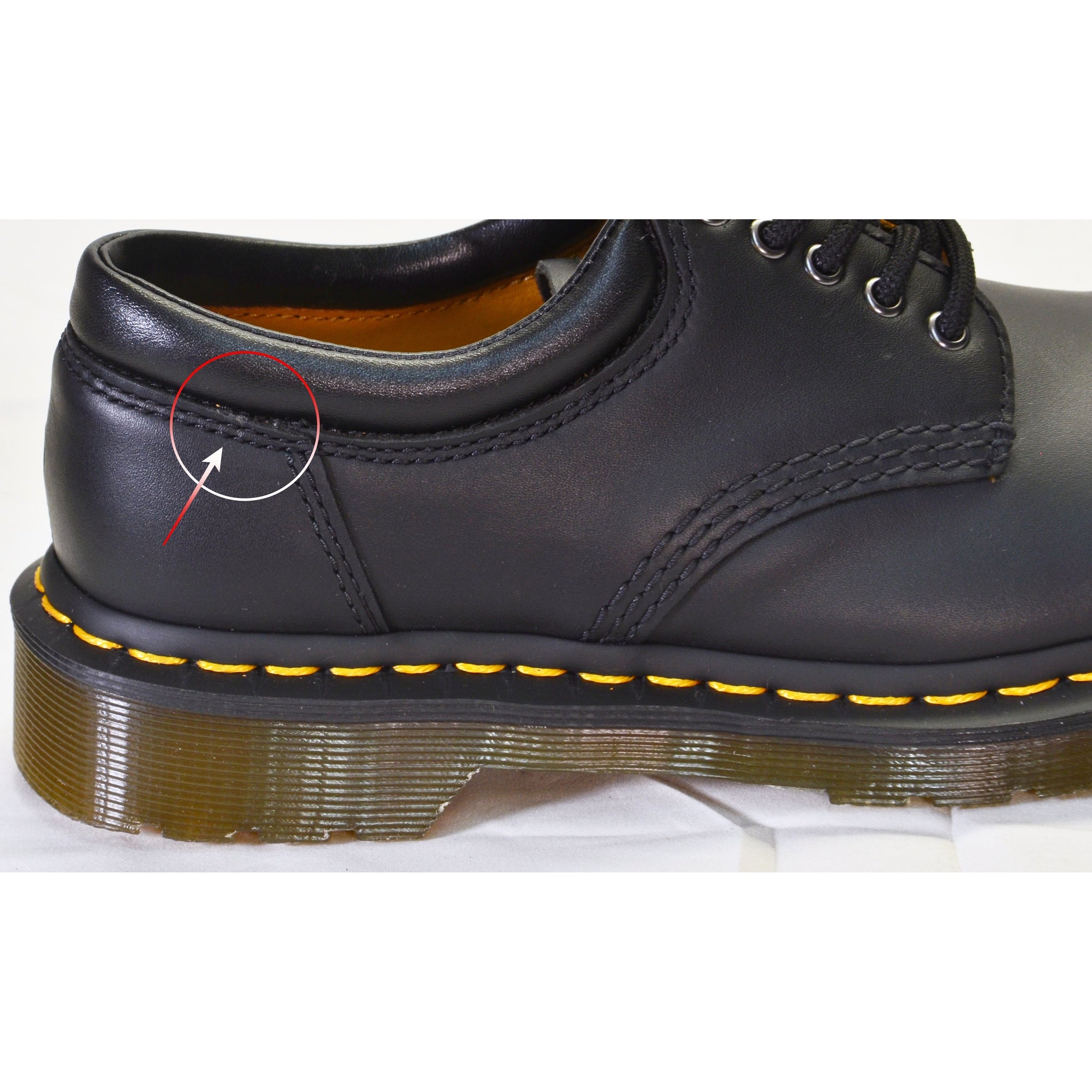 Martens Unisex Nappa Leather Casual Shoes Black 6W/5M