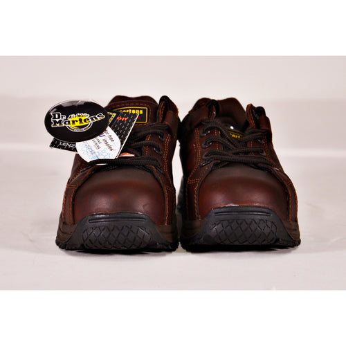 Dr. Martens Women's 7A75 Industrial Work Shoes Brown 5