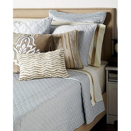 Dransfield & Ross Upstairs Madrigal Standard Pillow Sham in Sea Glass