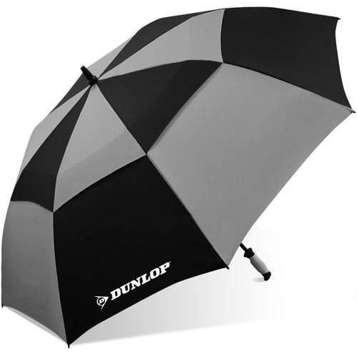 Dunlop Double Canopy Golf Umbrella-7800-DL Black/Grey 60