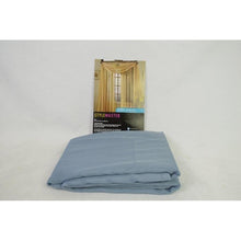 Load image into Gallery viewer, Elegance Sheer Voile Scarf Valance 216&quot; Smoke Blue
