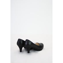 Load image into Gallery viewer, Enzo Womens Size 6 Black Classic Kitten Heel-Liquidation Store
