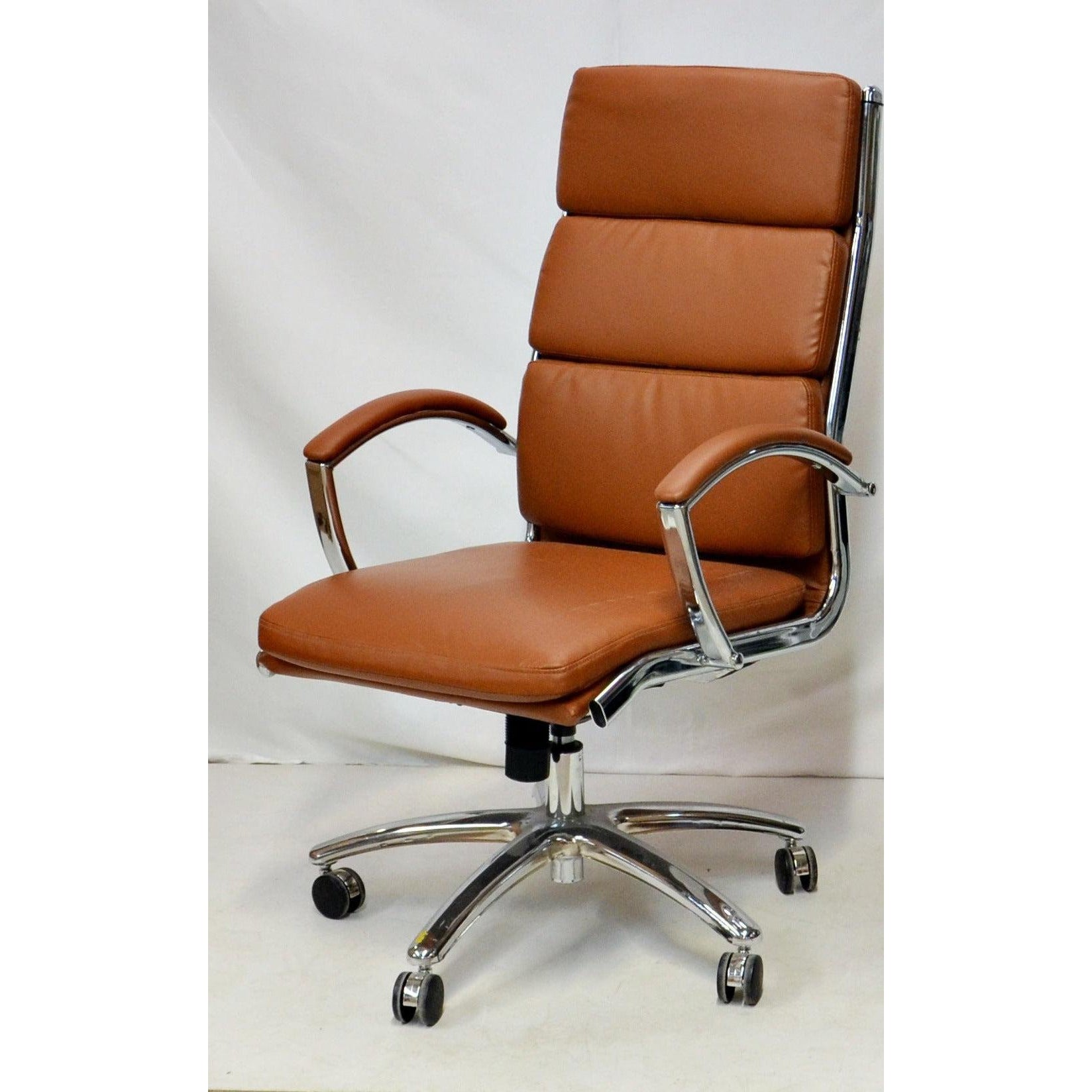 Executive Office Chair - Camel Soft Leather – Liquidation Nation