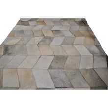 Load image into Gallery viewer, Exquisite Rugs Handmade Stitched Assorted Natural Hide Chevron Rug
