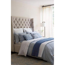 Load image into Gallery viewer, Fable Darcy Stripe Duvet Cover Set Sky Blue King Size
