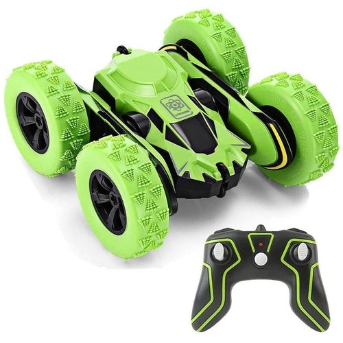 Fancy Stunt R/C Atom Max With 360 Rotating Wheels Green