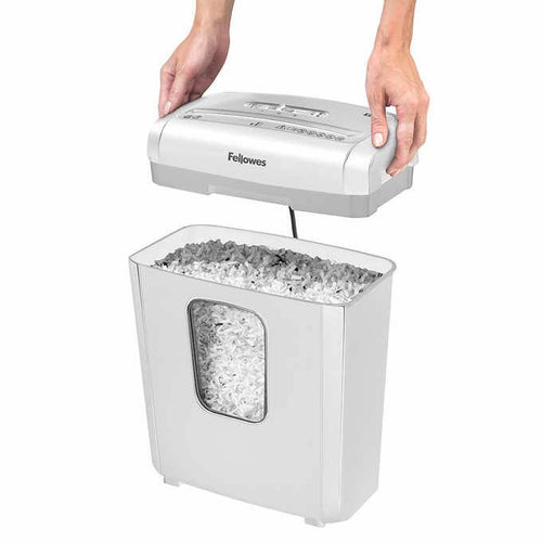 Fellowes Microshred 6 Sheet Micro-cut Shredder - White